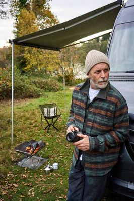 Recycled Italian Flannel Modern Country Double Pocket Overshirt