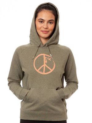 Peace Hoodie heather khaki