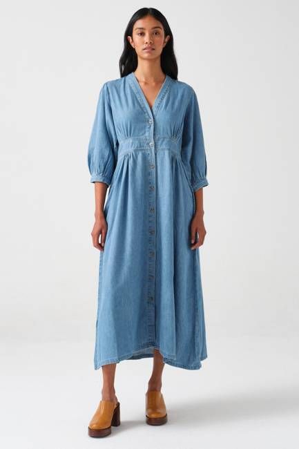 Audrey Dress in Mid Vintage