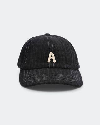 Custom Baseball Cap - Black Waffle Handloom