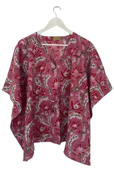 NEW! Block Print Kaftan Top No. 102