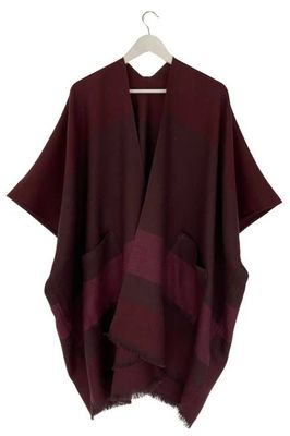NEW! Wool Poncho Trudi Port