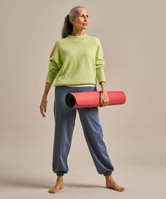 Throw On Knitted Crew Neck Jumper