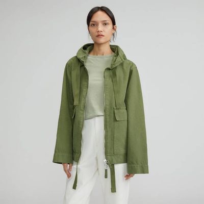 The Canvas Organic Cotton Anorak | Forest Green