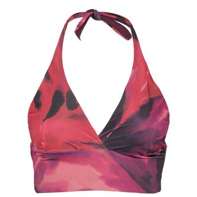 Recycling Bikinitop Fjordella Palm + tinto (rot) - kaufen