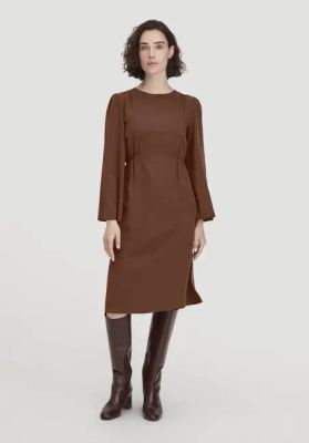Knee-length dress made of pure TENCEL™ Lyocell