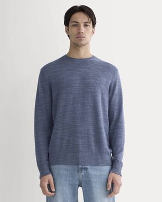 The Cotton Linen Pullover | Indigo
