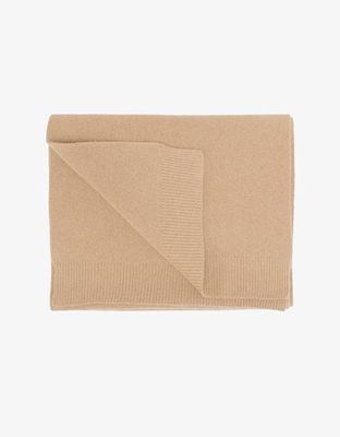 Merino Wool Scarf - Honey Beige