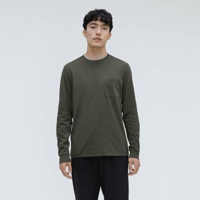 The Organic Cotton Long-Sleeve Pocket Tee | Kambaba