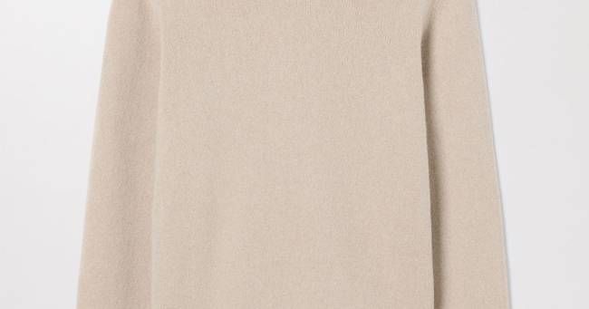 Sand Cashmere Roll Neck | Recycled Cashmere | Asket