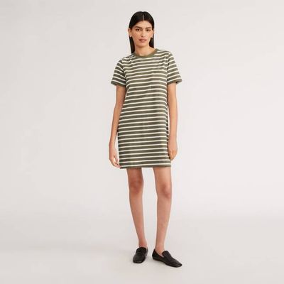 The Organic Cotton Weekend Tee Dress | Kalamata / Canvas Tan