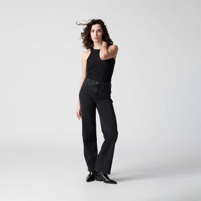 DEW Flared Soft Denim - Classic - Black Denim