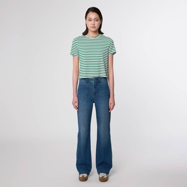 DEW Flared Soft Denim - Sailor - Vintage Blue