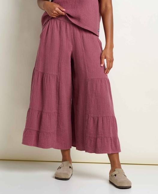 Tate Double Weave Palazzo Pant