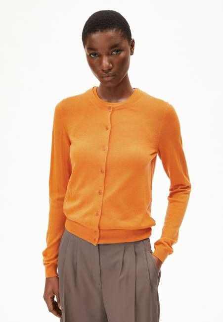 OPHALIAA MERINO CARDIGAN | amberglow