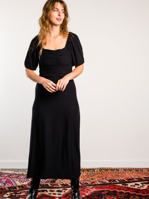 Millie Puff Sleeve Midi Dress