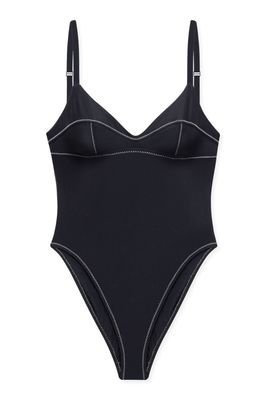 Simone One Piece in Noir Zig