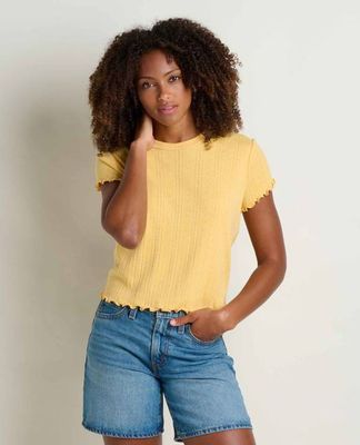 Foothill Pointelle Baby Tee