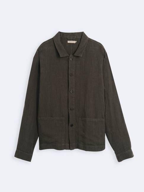 Overshirt Linen Ilha Moss