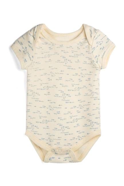 Mightly 100% Organic Cotton Short Sleeve Baby Bodysuits
