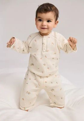 Piqué first set made from pure organic cotton