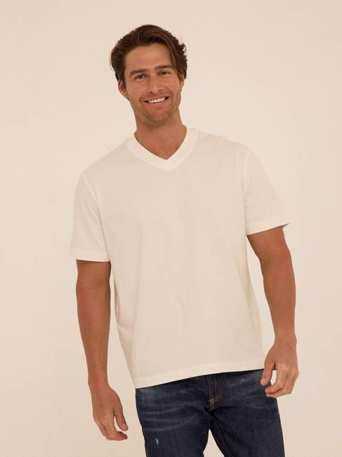Roger Essential Jersey Relaxed V-Neck Tee