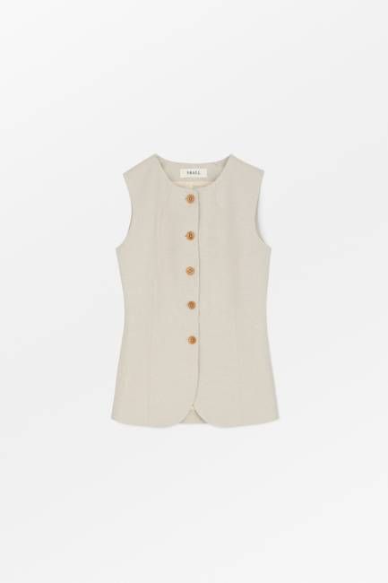 Clementine waistcoat - Natural