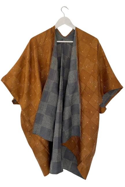 Vintage Silk Trudi Poncho No.50 Jodhpur Edit