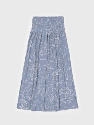 Smocked Skirt | Garden Rose