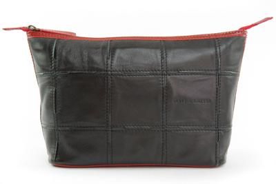 Leather Cosmetics Case / Toiletry Bag