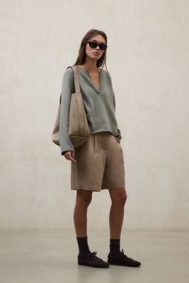 GRÜNER NOUR-PULLOVER