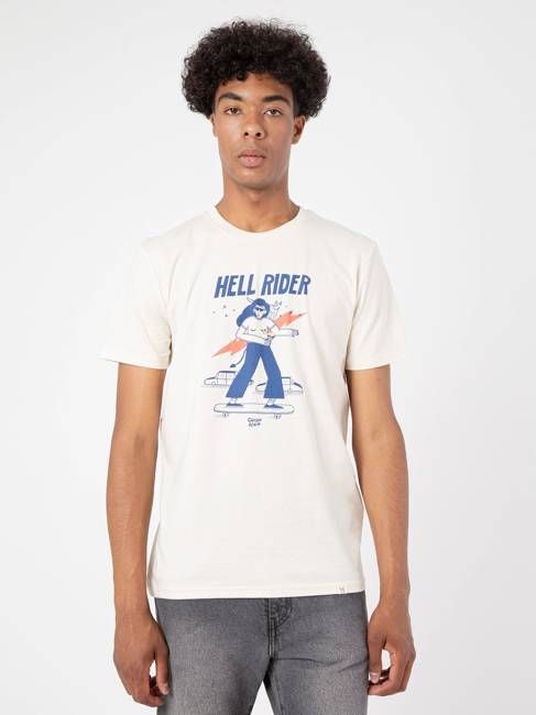 HELL RIDER RAW COTTON UNISEX T-SHIRT