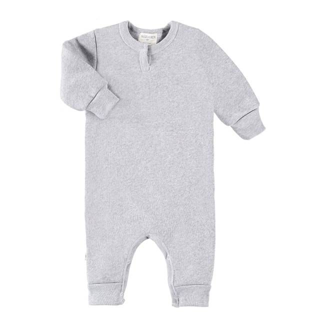 Fleece Sweatshirt Henley Romper