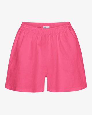 Linen Shorts - Bubblegum Pink