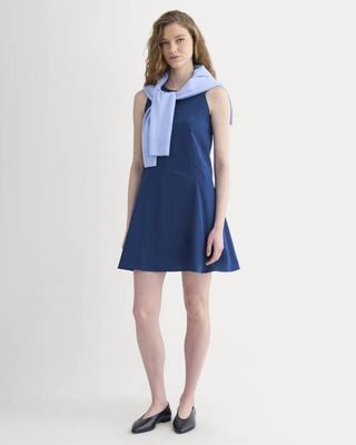 Drop Waist Mini Dress | Estate Blue