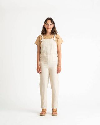 Linen Overall almond