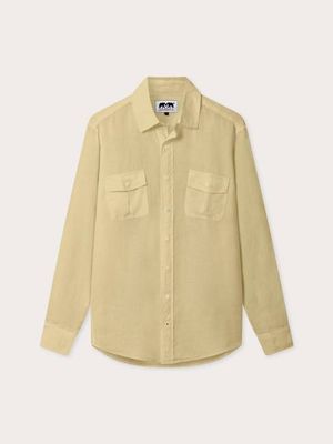 Men's Khaki Andros Hemp Shirt