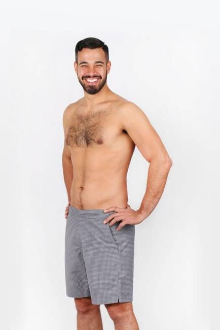 The Gavin Short - Graphite Plaid