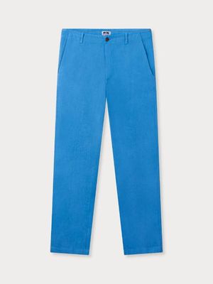 Men's Yacht Blue Randall Linen Trousers