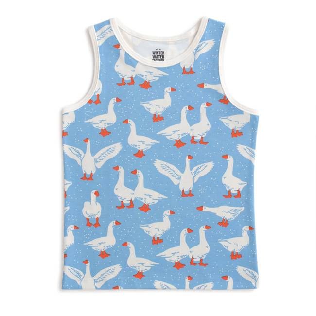 Tank Top - Silly Geese Blue