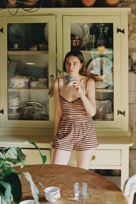 The Thelma Top | Chocolate Stripe