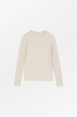 Mika O-neck blouse - Ecru