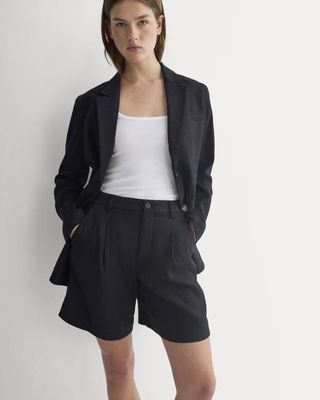 Tailored A-Line Short | Black