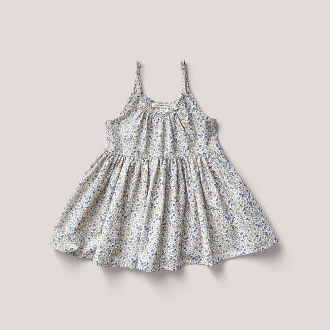 Birdie Tunic, Menagerie Print, Blueberry