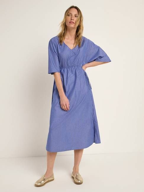 striped dress (GOTS)