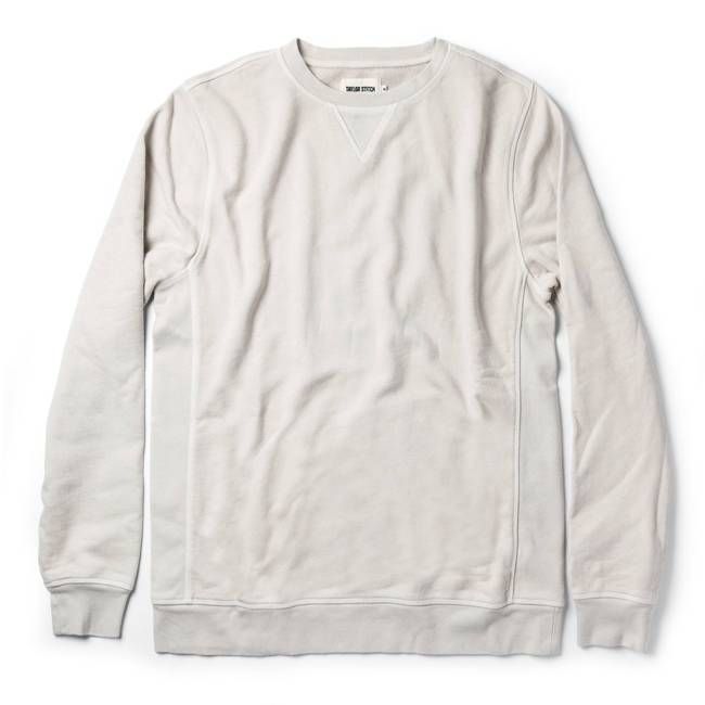 The Crewneck in Aluminum Terry