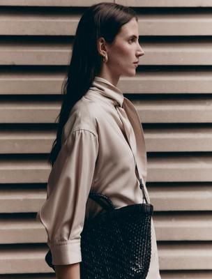 Argyl Dress in Enoki Mushroom