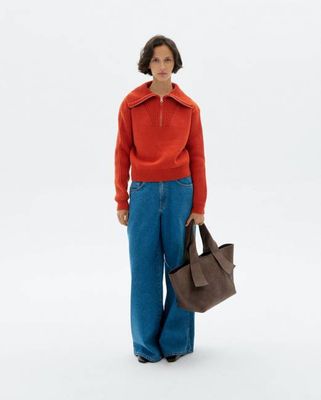 Orange wool Tanit sweater