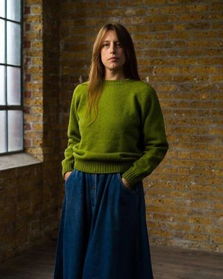 The Raglan Jumper | Chartreuse
