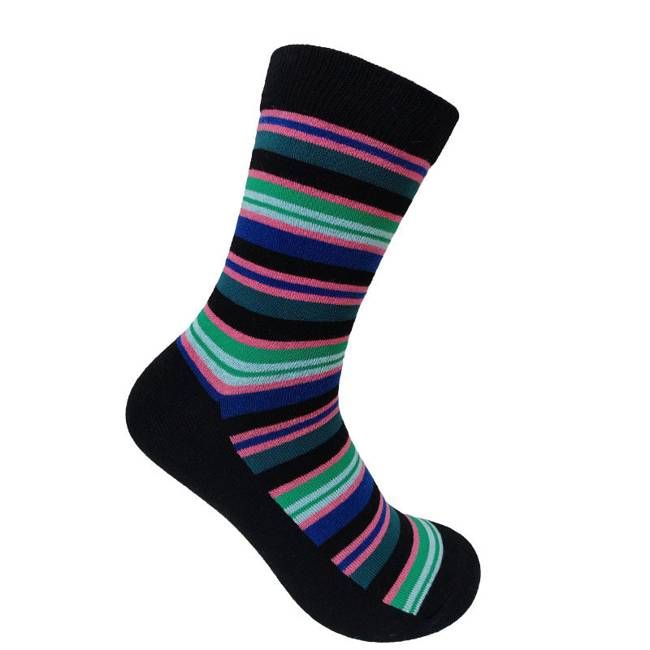 STRIPE - GOTS Organic Cotton Socks Teal